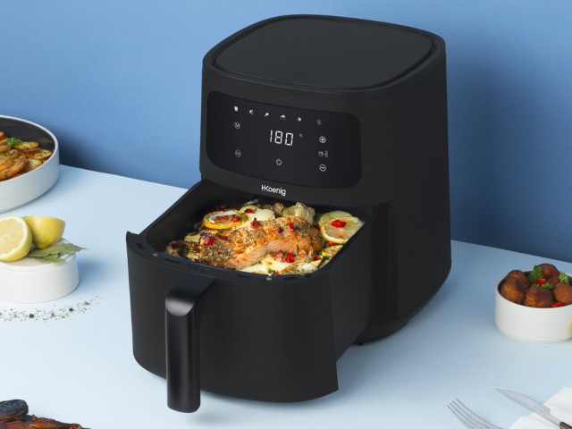 Φριτέζα Αέρος χωρίς Λάδι 6lt Airfryer FRY860 H.Koenig