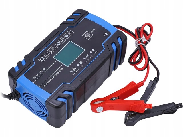 Verk Group Αυτόματος Φορτιστής Αυτοκινήτου 12V/24V με Λειτουργία Επ...