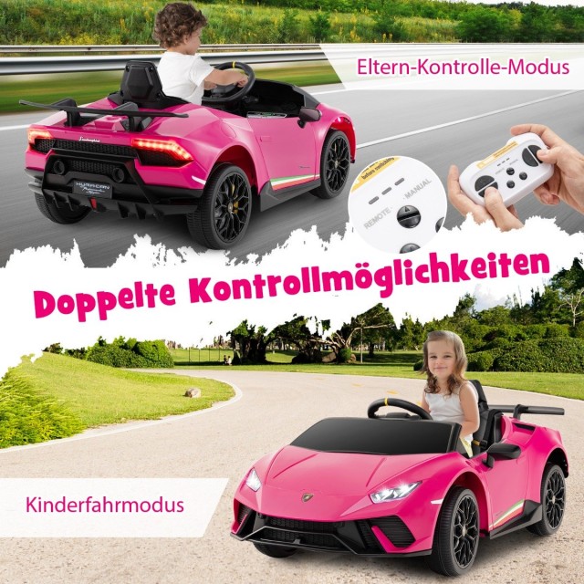 Costway  Παιδικό Ηλεκτρικό Αυτοκίνητο Lamborghini 12V με Τηλεχειρισ...
