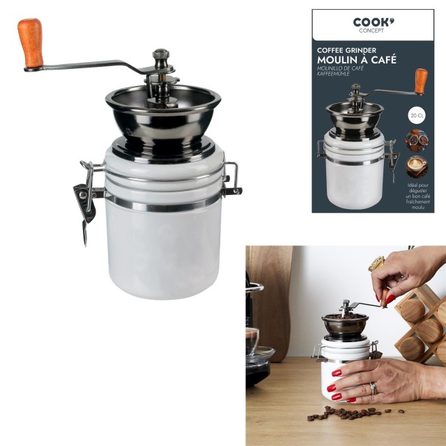 Χειροκίνητος Μύλος Άλεσης Καφέ 220 ml KA2246 Cook Concept