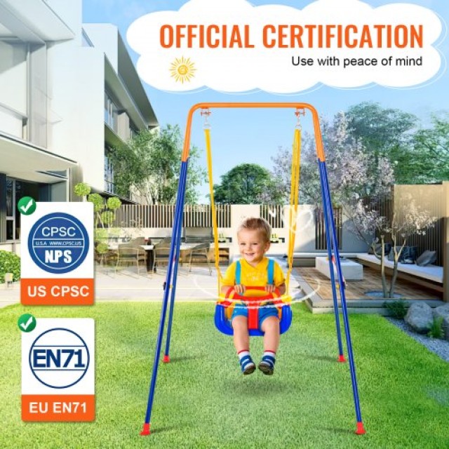 Σετ Κούνιας VEVOR 3 σε 1 για Αυλή με 4 Σακιά Άμμου Πτυσσόμενο  AXQQ...