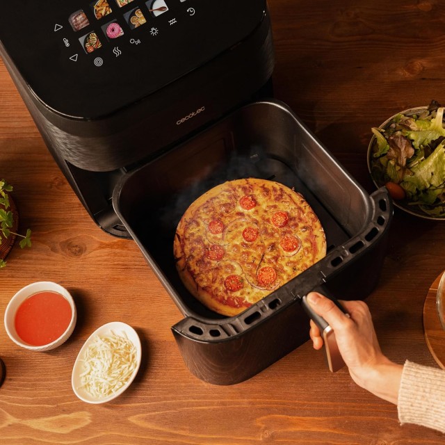 Φριτέζα Αέρος/ Airfryer 6,5L / 2200W με Διπλό Grill Cecofry&Grill Smokin 6500 Μαύρο CEC-101135 Cecotec