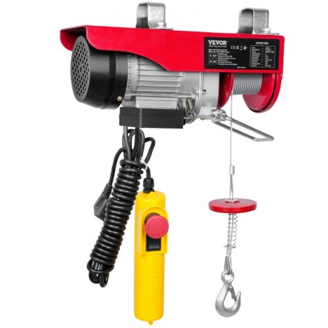 Ηλεκτρικός Γερανός VEVOR, 250kg, 220V, 40ft, Χαλύβδινο Συρματόσχοινο, Χειριστήριο 14ft  DDGSSHLYXYKKYD0QSV2