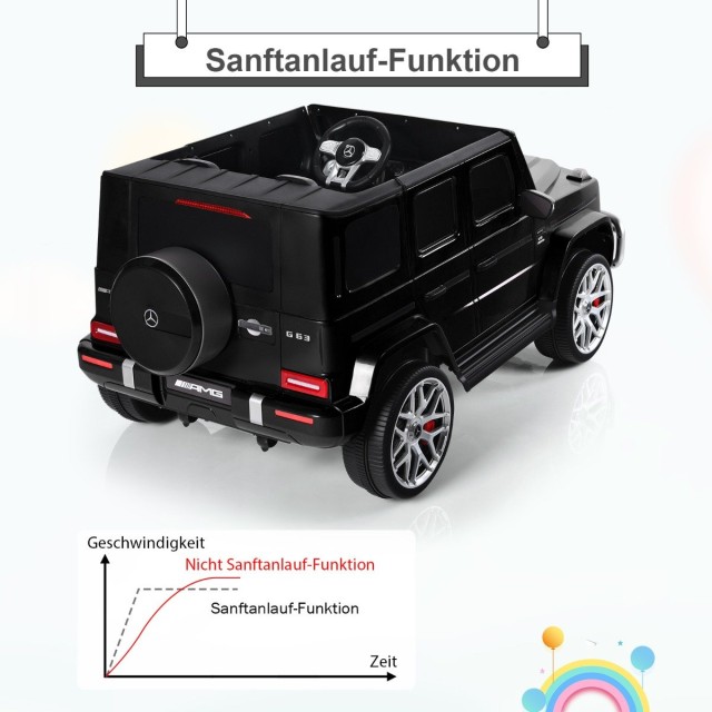 Costway  Παιδικό Ηλεκτροκίνητο Αυτοκίνητο Mercedes-Benz G63 με Τηλε...