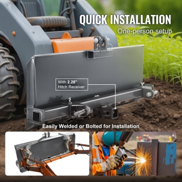 Πλάκα Προσαρμογής VEVOR 3-σημείων για Skid Steer  HYAZB3DSPAZBZNM89V0