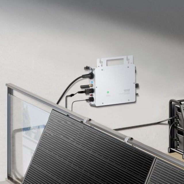 VEVOR Ηλιακός Μικρομετατροπέας Δικτύου 800W IP67 με Απομακρυσμένη Π...