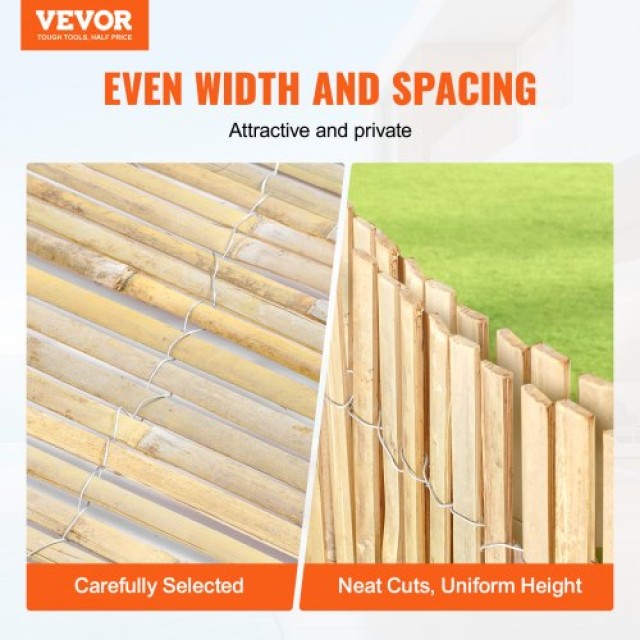 Φυσικός Φράχτης από Μπαμπού VEVOR 3x19.6 ft  ZWL196FT33FT8P7DQV0