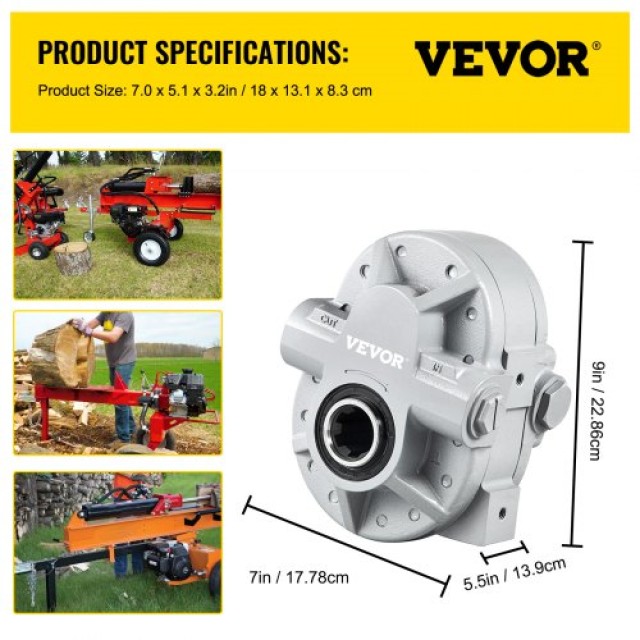 VEVOR Υδραυλική Αντλία 16.6GPM για Σχιστικό Ξύλων 2500PSI  CLB16.6GPM540RPM1V0