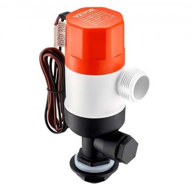 VEVOR Αντλία Ζωντανού Δολώματος Σκάφους 12V 800 GPH με 2 Εισόδους C...