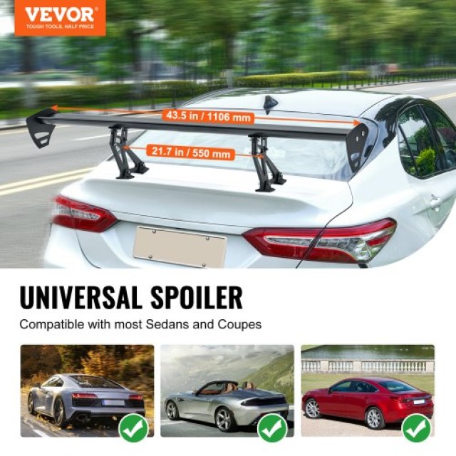 Ρυθμιζόμενη Αεροτομή Αυτοκινήτου VEVOR GT 43.3  TYXWYLHJLHJD8ZQ27V0