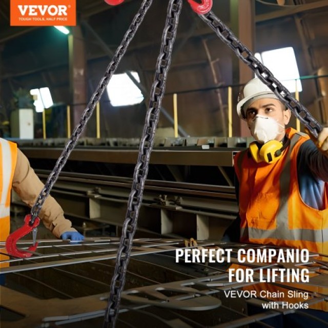 VEVOR Αλυσίδα Ανύψωσης 4 Ποδιών G80 με Γάντζους 6600 lbs DGDLHHMGFH...