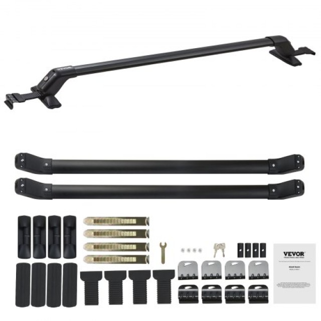 Ράγες Οροφής VEVOR για SUV, Σεντάν & Βαν, 70kg, Ρυθμιζόμενες με Κλειδαριές  CDHGJTYKTYKLLODD1V0