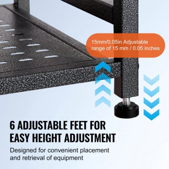 VEVOR  Οργανωτής Γκαράζ Γκολφ: Βάση για 2 Τσάντες, Ράφι για Μπαστού...