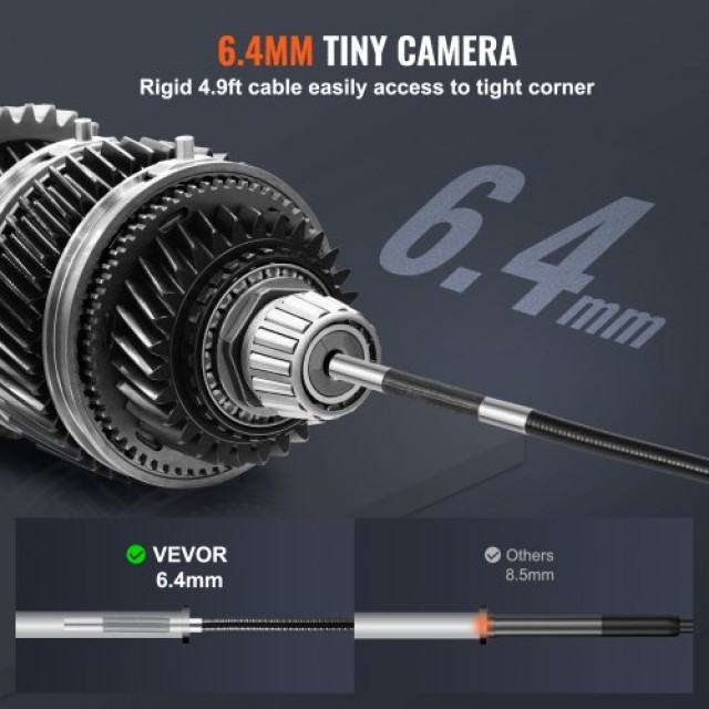 Ενδοσκόπιο VEVOR 180° 5 8X Zoom 6.4mm  ZXKQXNKJ15MDNH82SV9