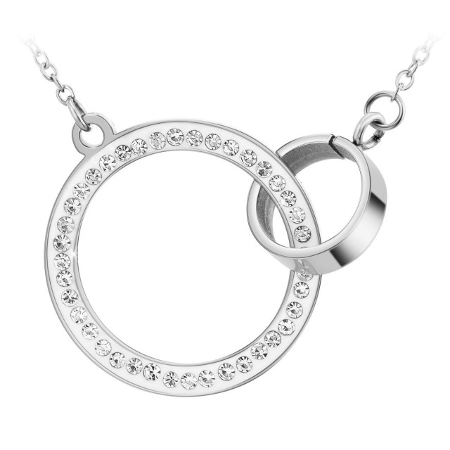 So Charm Κολιέ Διακοσμημένο με Κρύσταλλα Swarovski, Ασημί BS2734-AR... So Charm Κολιέ Διακοσμημένο με Κρύσταλλα Swarovski, Ασημί BS2734-AR...