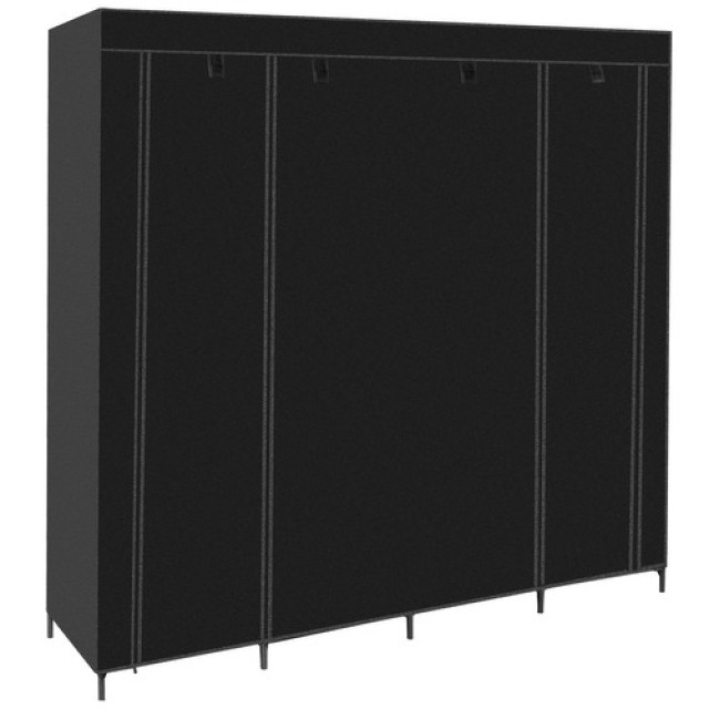 Πτυσσόμενη υφασμάτινη ντουλάπα 170 x 42 x 170 cm Ruhhy 23740
