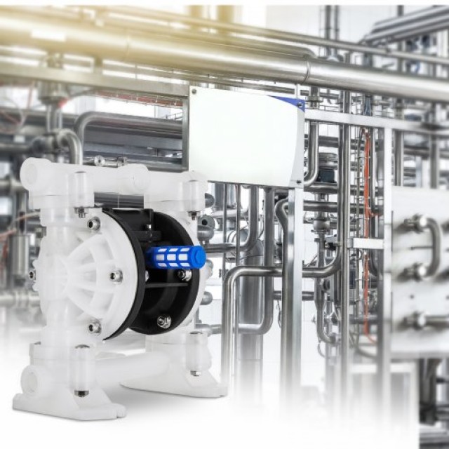 VEVOR Αντλία Διαφράγματος Αέρα 7GPM 100PSI Πολυπροπυλενίου με 1/2 Είσοδο & Έξοδο  YBGMBQBY4-1500001V0