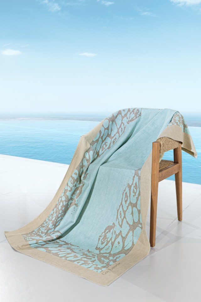 Guy Laroche Πετσέτα Θαλάσσης Velour Printed 2503/04 100x175- 113003...