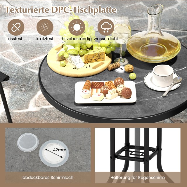 Costway Σετ Μπαρ Εξωτερικού Χώρου με Εργονομικές Καρέκλες και Τραπέ... Costway Σετ Μπαρ Εξωτερικού Χώρου με Εργονομικές Καρέκλες και Τραπέ...