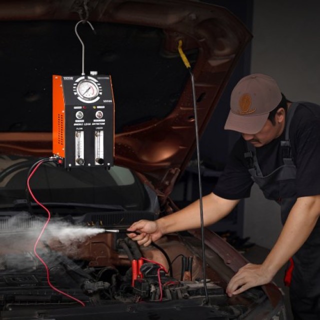 VEVOR Ανιχνευτής Διαρροών Καπνού Αυτοκινήτου με Ενσωματωμένη Αντλία... VEVOR Ανιχνευτής Διαρροών Καπνού Αυτοκινήτου με Ενσωματωμένη Αντλία...