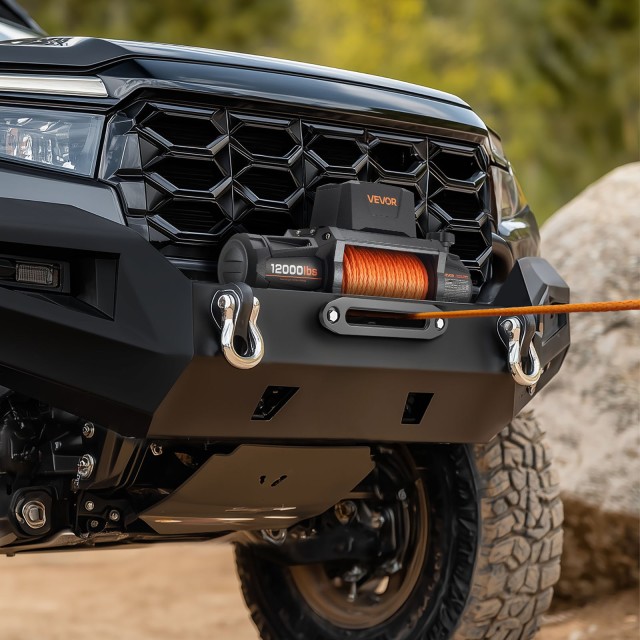 VEVOR Ηλεκτρικός Βίντσι 12V 5400 kg με Ροπή 6.6 HP και Συνθετικό Σχ...