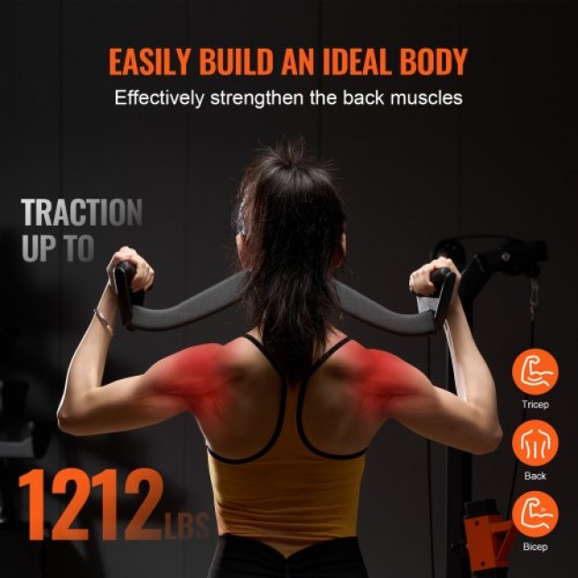 VEVOR Λαβή Μπάρας LAT Pulldown για Οικιακό Γυμναστήριο JSPJVXXLGJJKXZX8UV0