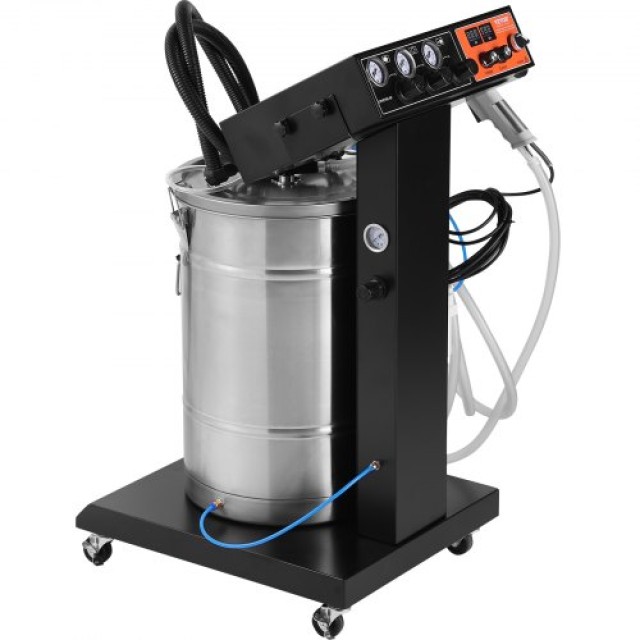 Σύστημα Ηλεκτροστατικής Βαφής VEVOR 40W 100KV με Κάδο 50L και Πιστόλι Ψεκασμού  JDFMPTJ100KVBEWZMV2