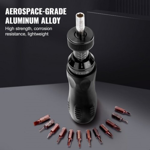 VEVOR  Ρυθμιζόμενο Κατσαβίδι Ροπής 1/4 10-70 in/lb με Βήμα 1 in-lb NJLSDKDKY1070TJWYV0