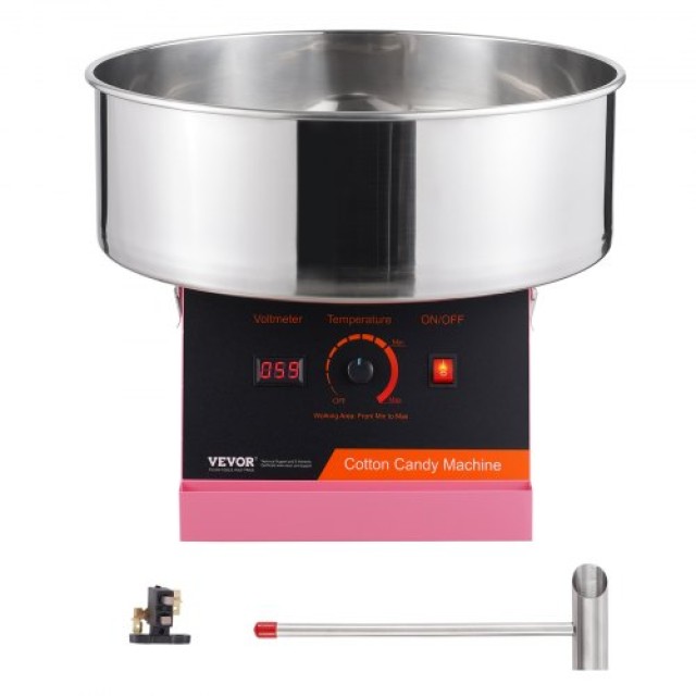 Μηχανή Μαλλιού της Γριάς VEVOR 1000W για Οικιακή Χρήση (Ροζ)  TSMHTJFSWGXMAL5CBV2