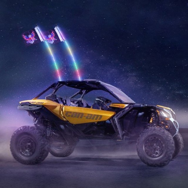 VEVOR LED Σπιράλ Φώτα 1.5M RGB με Τηλεχειριστήριο για ATV/UTV  CRKJPPTDZ5YCJCVCMV9
