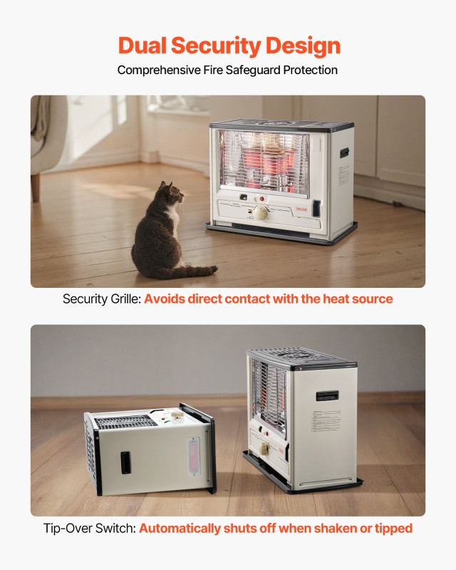 VEVOR Φορητός Θερμαντήρας Kerosene 10,000 BTU, Εσωτερικού & Εξωτερι... VEVOR Φορητός Θερμαντήρας Kerosene 10,000 BTU, Εσωτερικού & Εξωτερι...