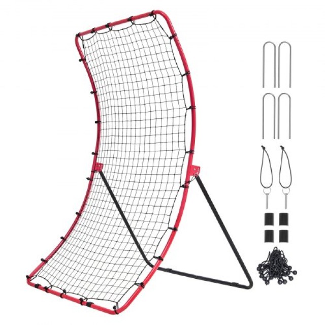 VEVOR Δίχτυ Επιστροφής Μπέιζμπολ & Σόφτμπολ 4x5.5 ft PitchBack Πολλ...