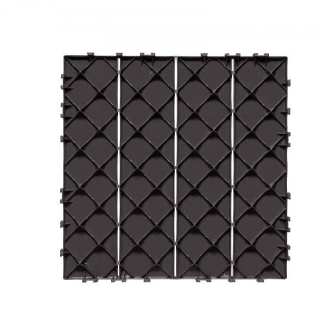 VEVOR  Σετ 54 Αδιάβροχων Πλακιδίων Δαπέδου 12x12 για Βεράντα Σκούρο...