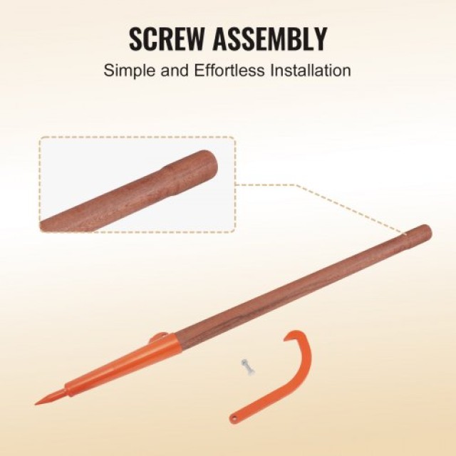 VEVOR  Περιστρεφόμενος Ανυψωτήρας Κορμών Peavey 46.5 με Ξύλινη Λαβή... VEVOR  Περιστρεφόμενος Ανυψωτήρας Κορμών Peavey 46.5 με Ξύλινη Λαβή...