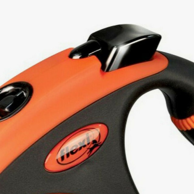 Πτυσσόμενο Λουρί/Οδηγός Σκύλου Flexi Xtreme L  Ιμάντας 5m Έως 60kg Μαύρο/Πορτοκαλί4000498034408 Flexi
