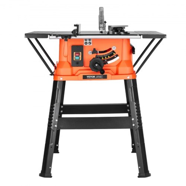 VEVOR Φορητό Πριόνι Τραπέζι με Βάση 1800W, 254MM Λεπίδα, 4800 RPM, για Ξυλουργική & Κατασκευή Επίπλων MGTJGDZJ10YCA9SCGV2