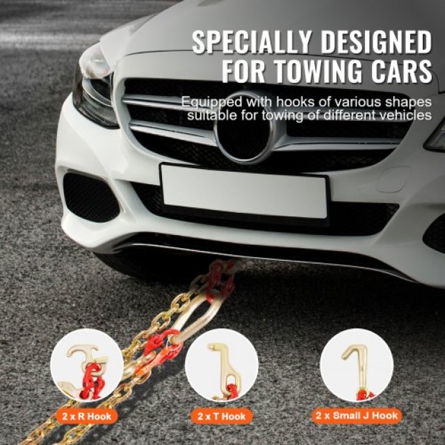 Αλυσίδα Ρυμούλκησης VEVOR 5/16 x 3 G80 με Άγκιστρα RTJ & Grab 10800 lbs  RTJGTLMGDX1JFOYFCV0