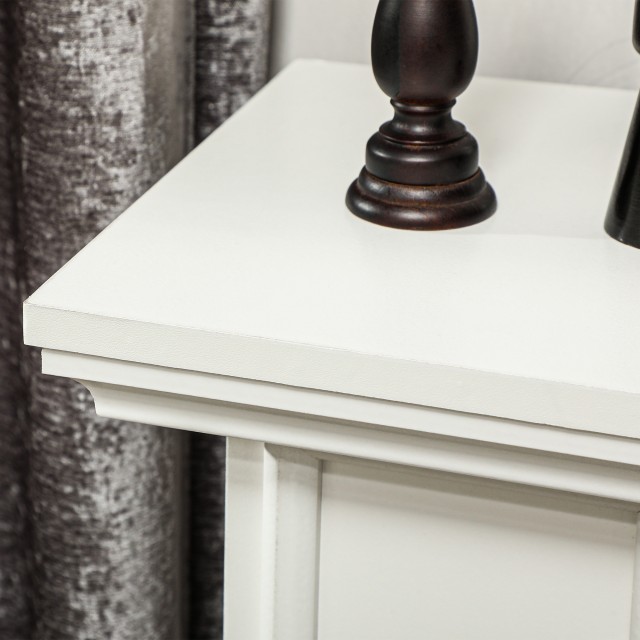 HOMCOM  Ηλεκτρικό Τζάκι 1800W με Φλόγα 3 Εντάσεων και Τηλεχειριστήρ...