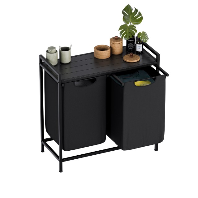 Mark Adler Διπλός Καλάθι Απλύτων Tidy 2.0 Μαύρο 41λ 5903796016116