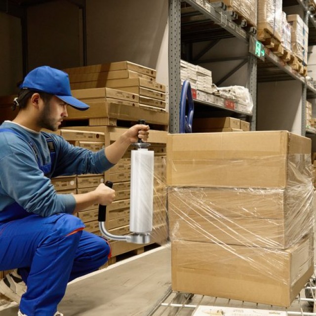 VEVOR  Διανομέας Μεμβράνης 12-20, Βιομηχανικός Κρατητήρας Συσκευασίας με Λαβή CRMFPQ1220YCXAWMAV0