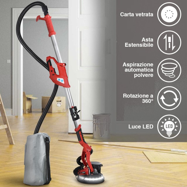 BAKAJI  Τηλεσκοπικό Τριβείο Τοίχου 225 mm 750 W 02833072