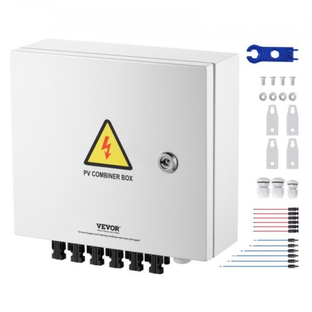 VEVOR Κουτί Συνδυασμού Ηλιακών 6 Σειρών 10A IP65  GFHLX6HL10ATXX3C2Y3