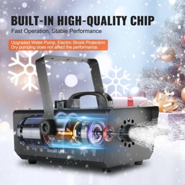 VEVOR  Φορητή Μηχανή Χιονιού 650W για Γιορτές XHJXP650WSCXBZFQ9V2