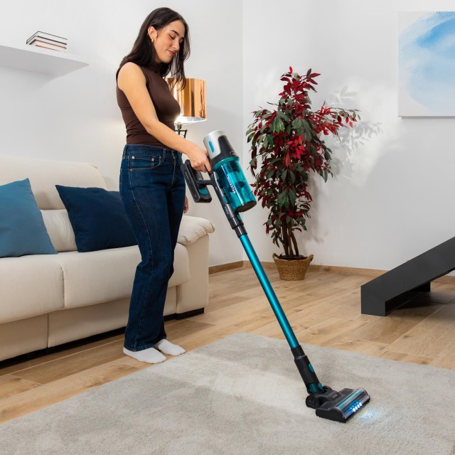 CECOTEC  Ασύρματη Σκούπα Conga Rockstar 1500 Horizon X-Treme XL με 215W, 60 Αυτονομία, Μικτή Βούρτσα, Parallel Cyclone System, Δοχείο 600ml  CEC-102266