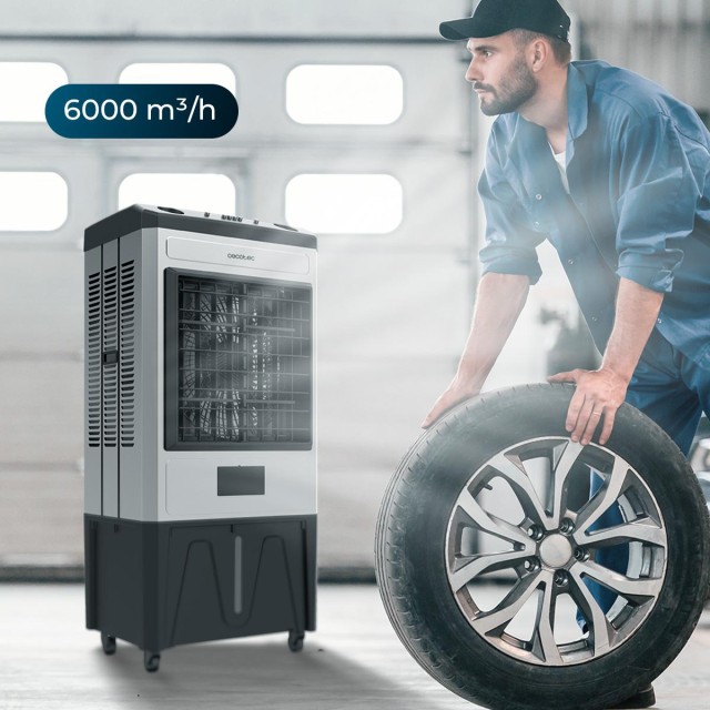 Cecotec Βιομηχανικός Κλιματιστήρας AirIndustry 60000 60L με ροή αέρ... Cecotec Βιομηχανικός Κλιματιστήρας AirIndustry 60000 60L με ροή αέρ...