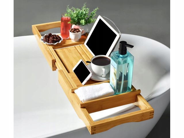 Verk Group Ρυθμιζόμενο Μεγάλο Ραφάκι Μπάνιου από Μπαμπού για Σπα 59...