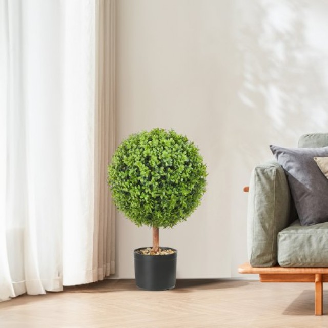 Τεχνητά Δεντράκια VEVOR Boxwood, 61 εκ., Σφαιρικά, Σετ 2 τεμ.  HYMRGXJS24YCVVYKMV0