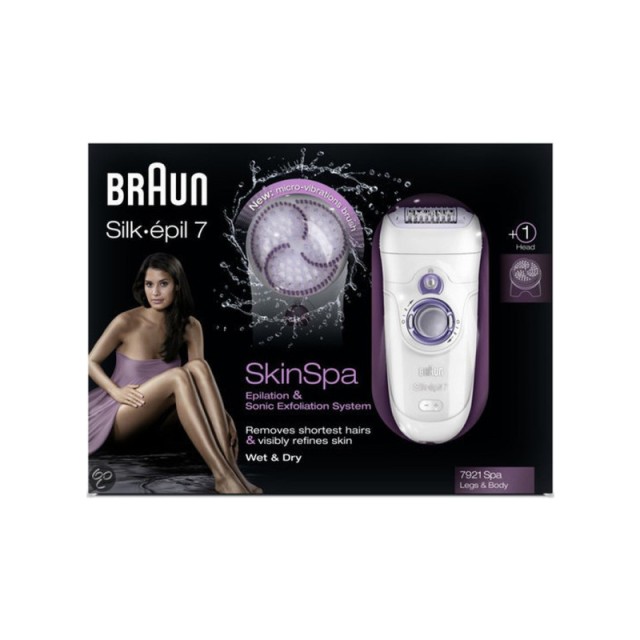 Aποτριχωτική μηχανή Braun αδιάβροχη Silk Epil 7 BR7921