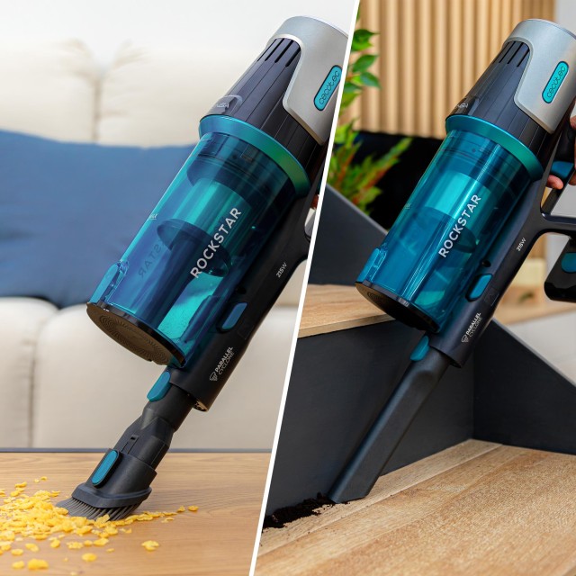 CECOTEC  Ασύρματη Σκούπα Conga Rockstar 1500 Horizon X-Treme XL με 215W, 60 Αυτονομία, Μικτή Βούρτσα, Parallel Cyclone System, Δοχείο 600ml  CEC-102266