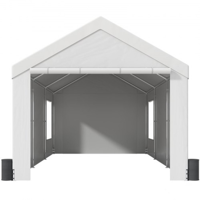 VEVOR  Βαρέως Τύπου Στέγαστρο 12x20 ft με Αφαιρούμενα Πλευρικά Τοιχώματα και Αεριζόμενα Παράθυρα FBSJS812X20FTRC3TV0